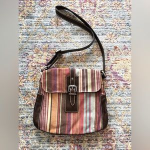 FOSSIL fabric cross body bag
